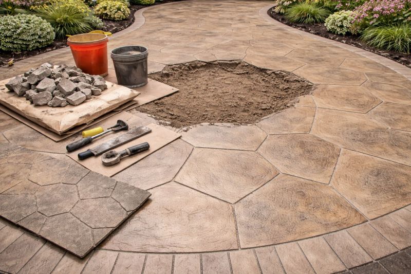 Decorative Concrete Repair in Greenville, SC