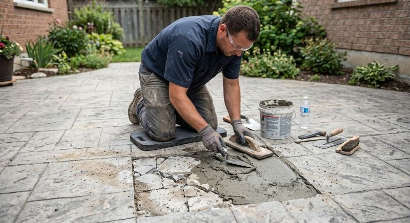 Decorative Concrete Repair in Lakeland, FL