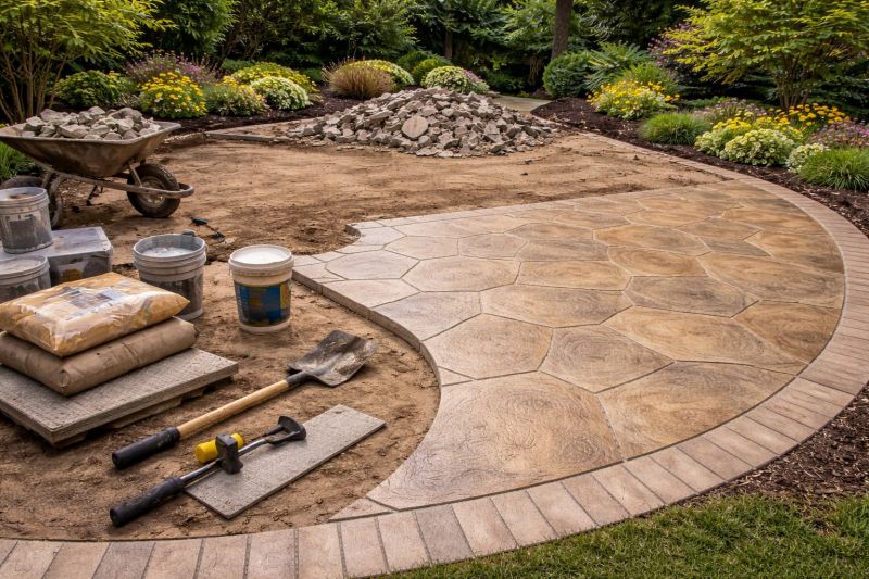 Stamped Concrete Paving in Dallas, TX