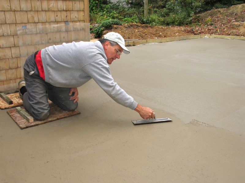 Local Stamped Concrete Construction pros at work